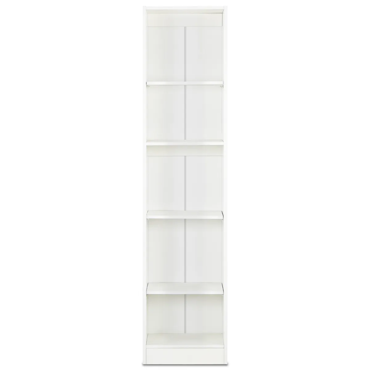 CIC - Librero Moscú Melamina 4 Nivel(es) 40x180x25 cm Blanco