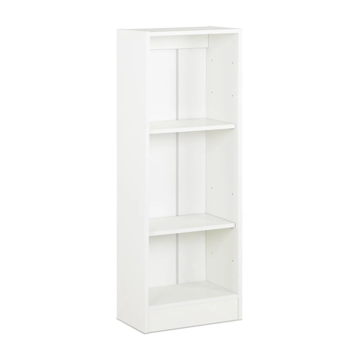 CIC - Librero Moscú Melamina 2 Nivel(es) 40x112x25 cm Blanco