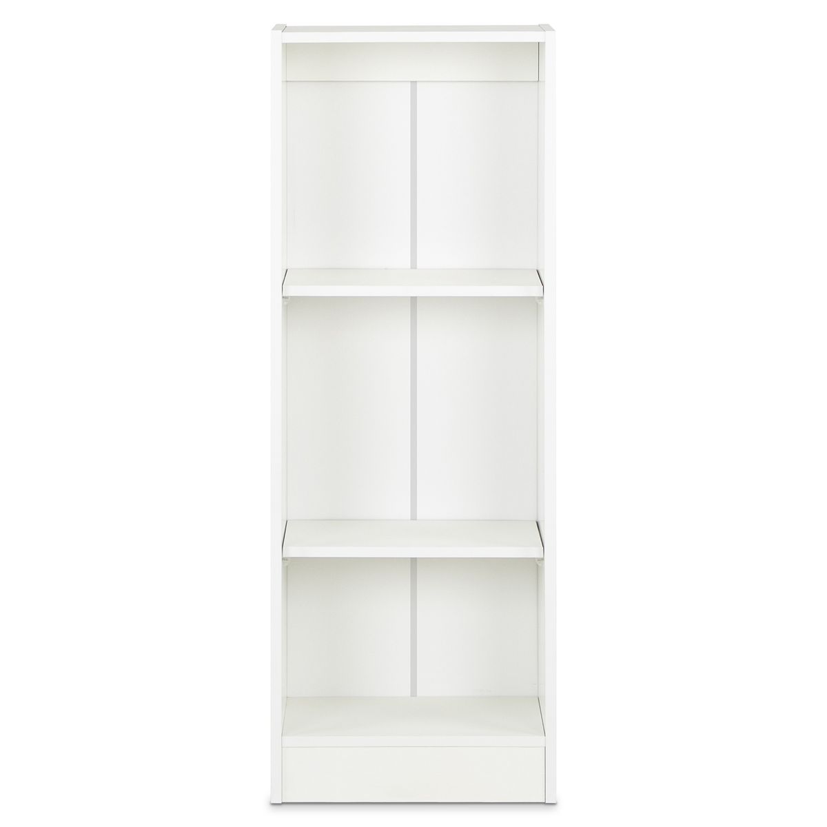 CIC - Librero Moscú Melamina 2 Nivel(es) 40x112x25 cm Blanco