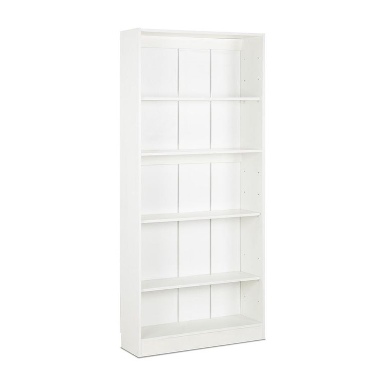 CIC Librero Moscú Melamina 4 Nivel(es) 80x180x25 cm Blanco