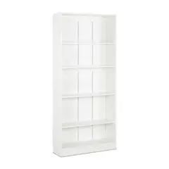 CIC - Librero Moscú Melamina 4 Nivel(es) 80x180x25 cm Blanco