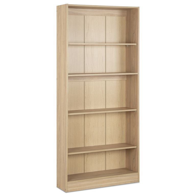CIC Librero Moscú Melamina 4 Nivel(es) 80x180x25 cm Olmo Alpino