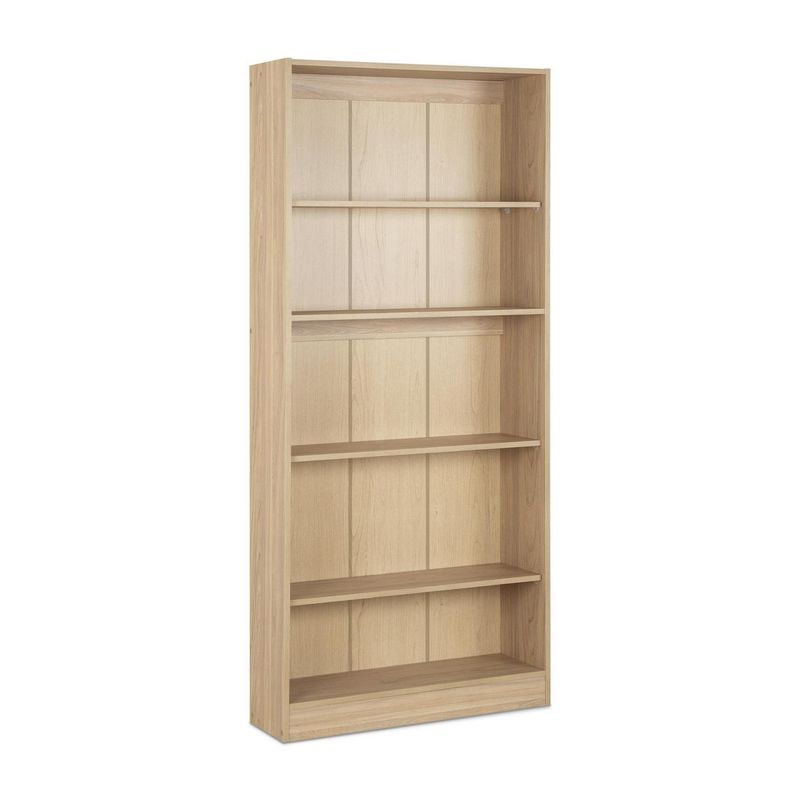 CIC - Librero Moscú Melamina 4 Nivel(es) 80x180x25 cm Olmo Alpino