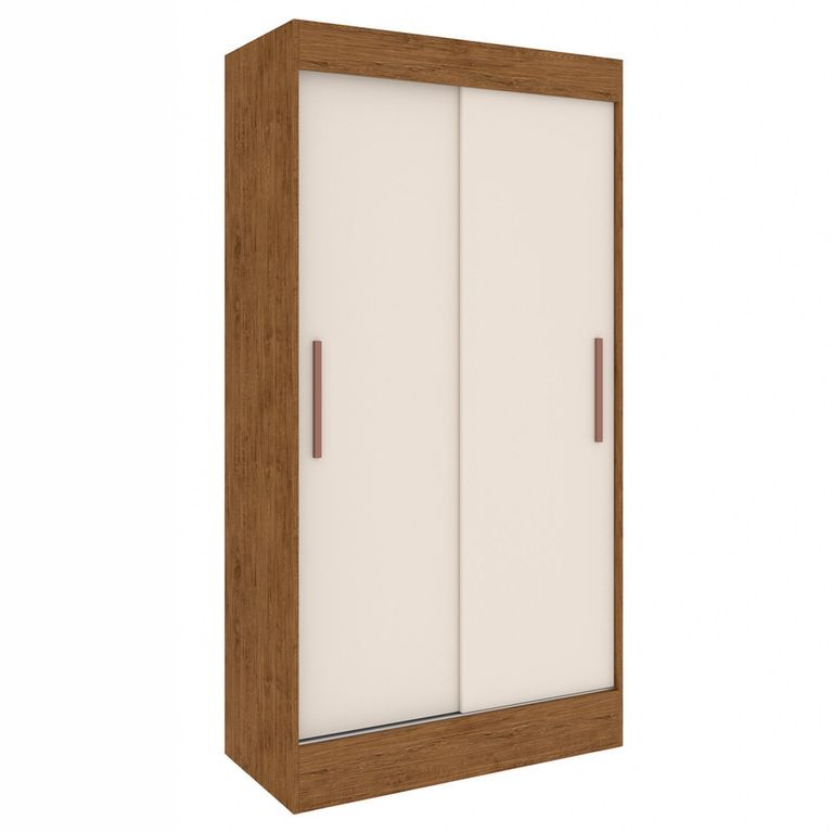 Clóset Lyon 2 Puerta(s) 2 Cajón(es) 3 Repisa(s) 104x200x50 cm Canela