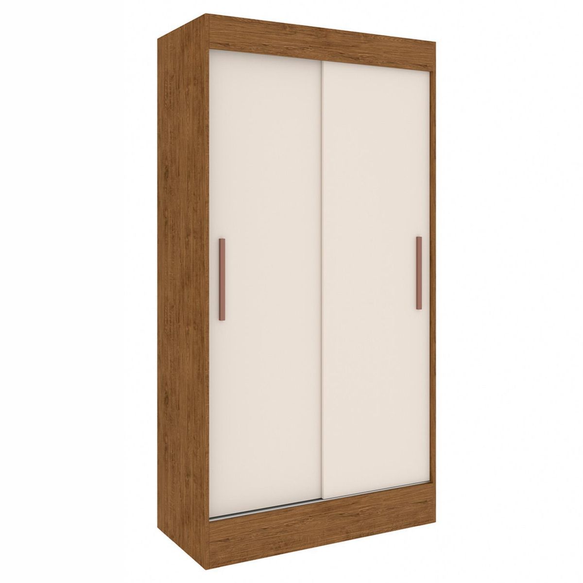 HOGA - Clóset Lyon 2 Puerta(s) 2 Cajón(es) 3 Repisa(s) 104x200x50 cm Canela