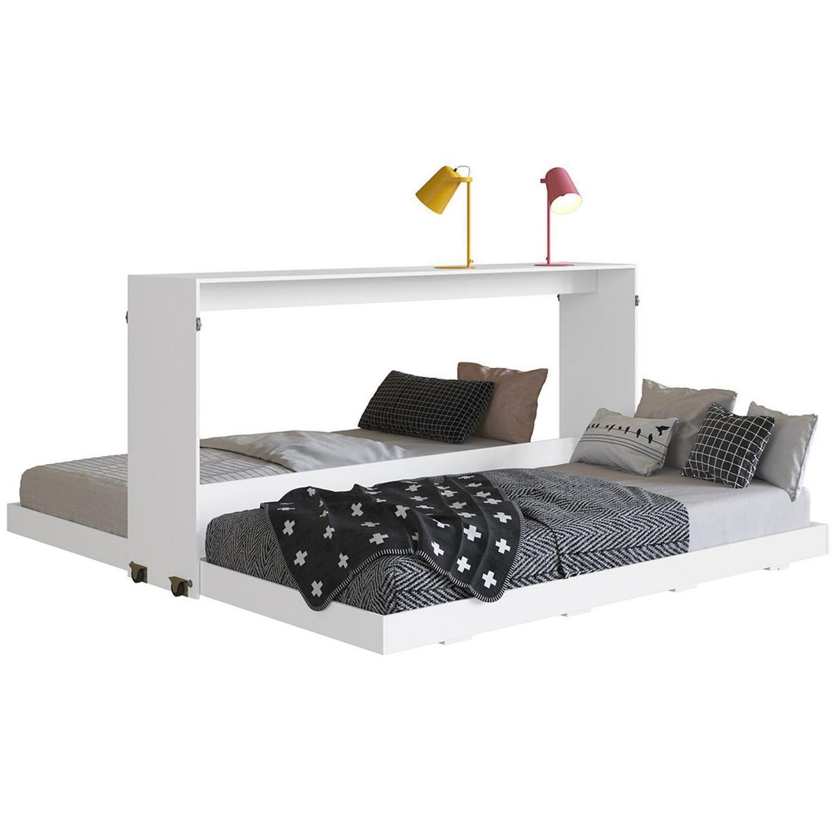 HOGA - Cama 1 plaza Europea Phoenix Blanco