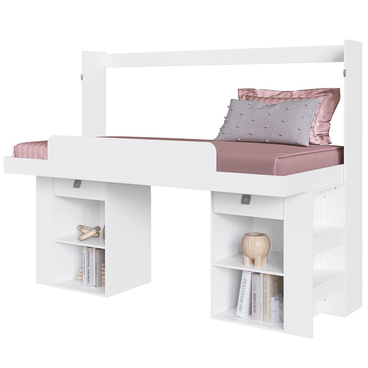 HOGA - Cama 1 plaza Europea Las Vegas Blanco