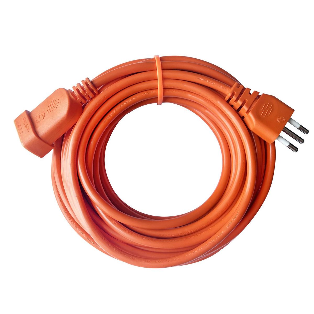 HALUX - Extensión Eléctrica 1 Toma(s) 10 m Naranjo
