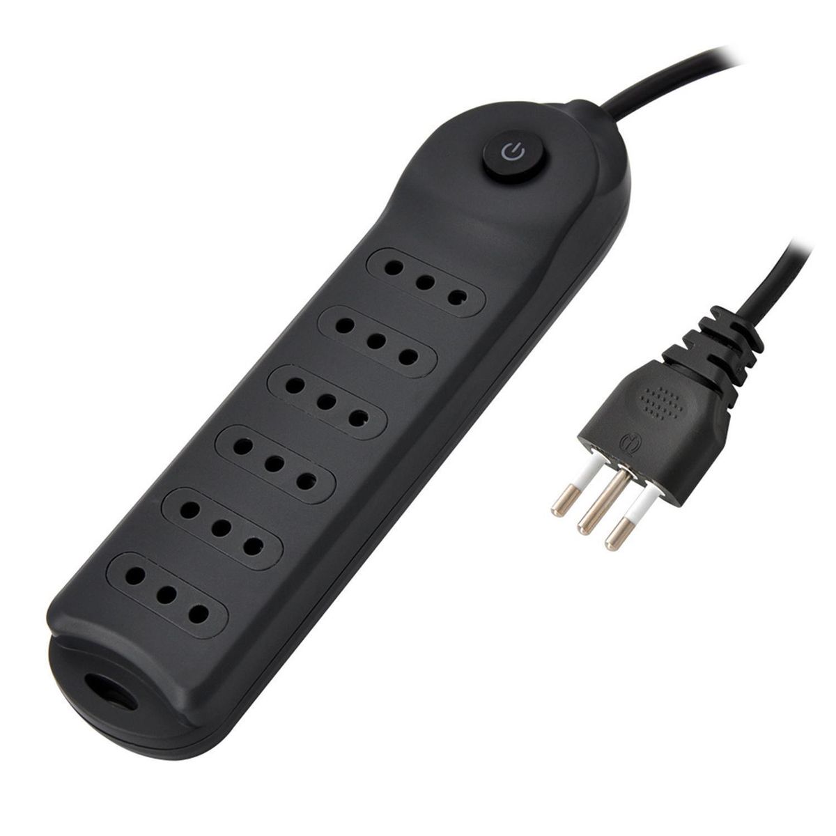 HALUX - Alargador 6 Toma(s) 3 m Grafito