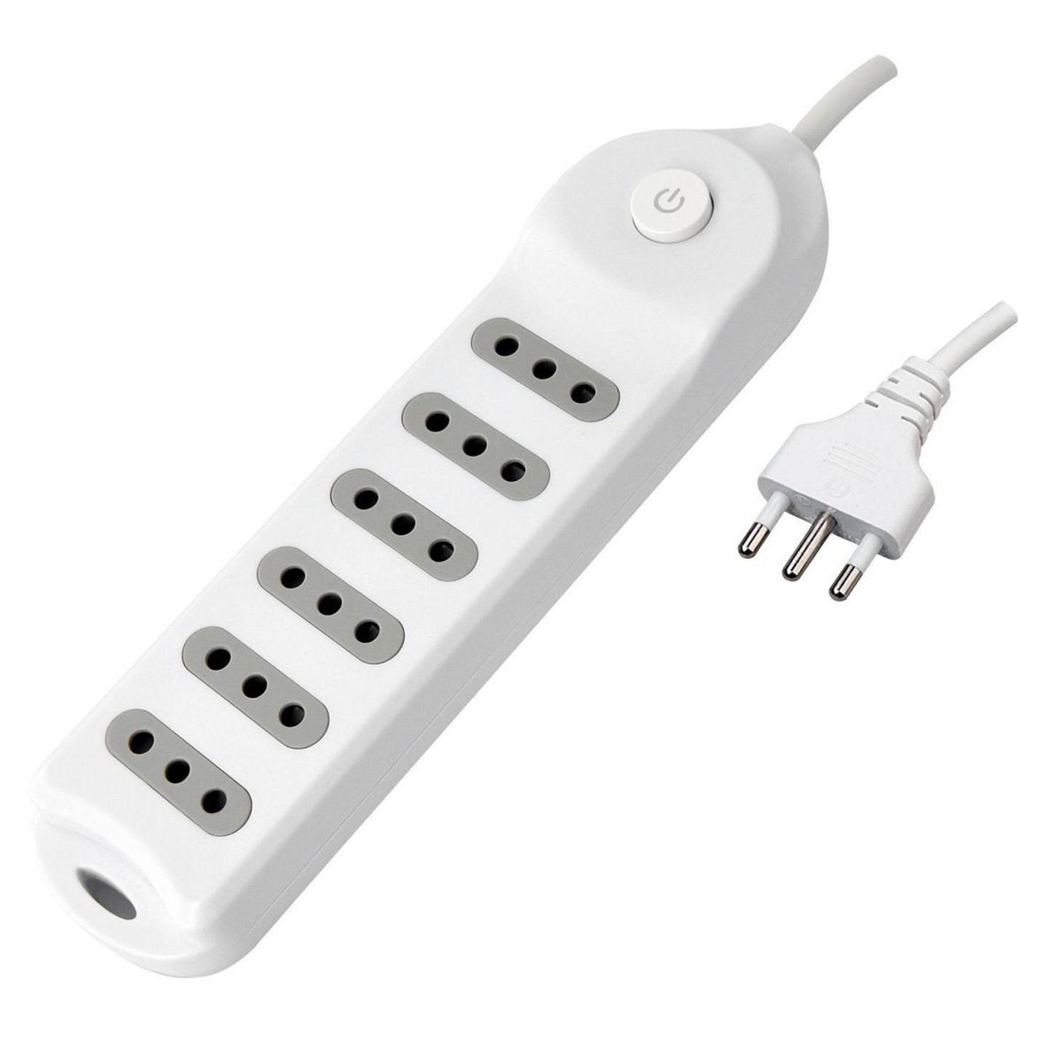 HALUX - Alargador 6 Toma(s) 3 m Blanco