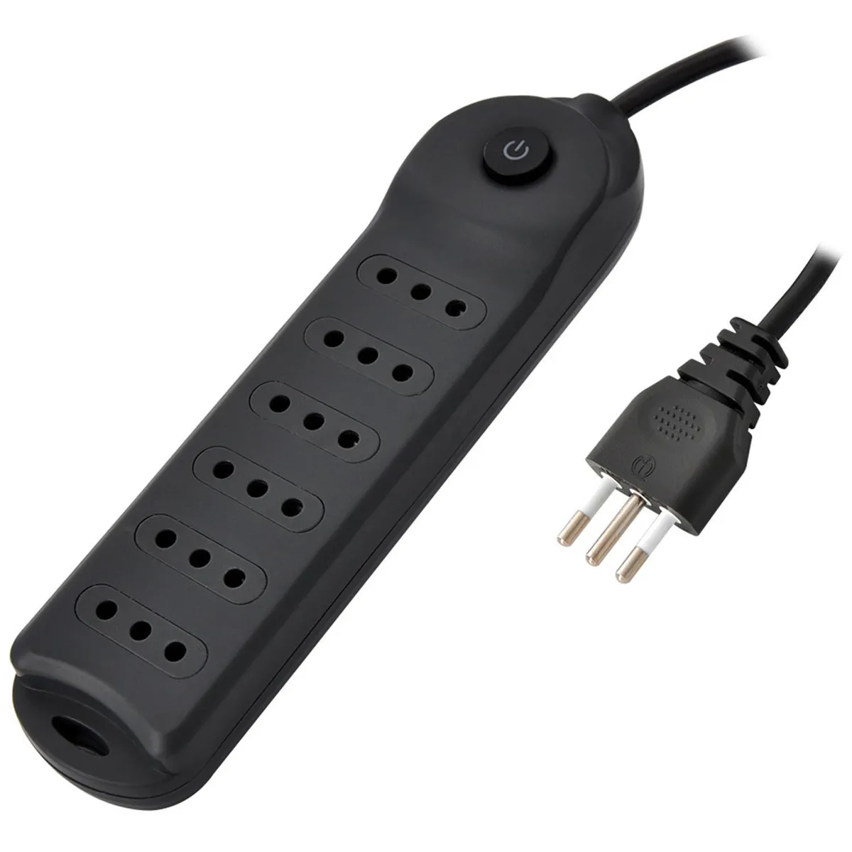 HALUX - Alargador 6 Toma(s) 3 m Grafito