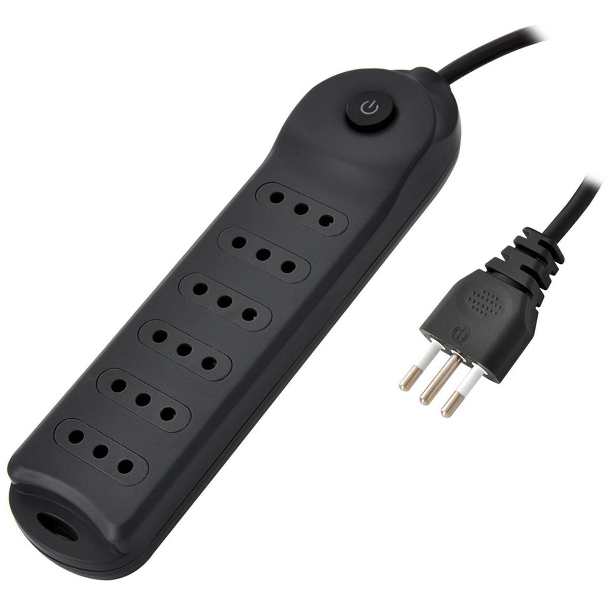 HALUX - Alargador 6 Toma(s) 3 m Grafito