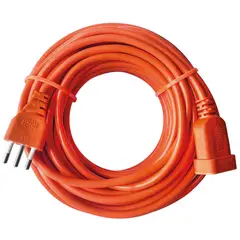 HALUX - Extensión Eléctrica 1 Toma(s) 20 m Naranjo