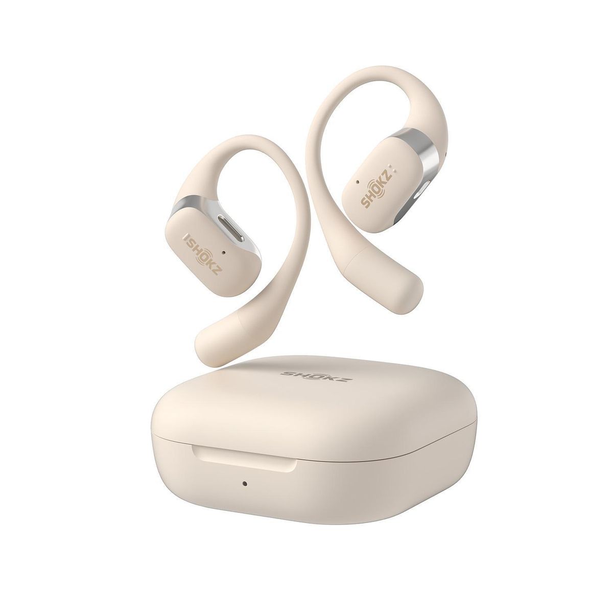 SHOKZ - Audífono Bluetooth Openfit Beige