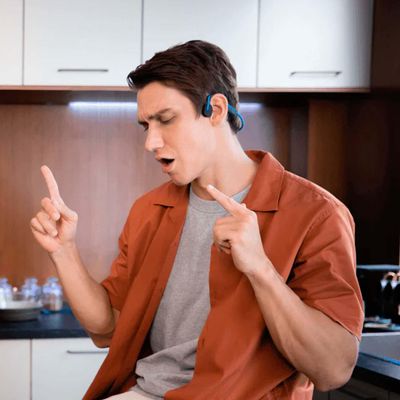 Imagen 2 del producto Audífono Bluetooth Openmove Blue