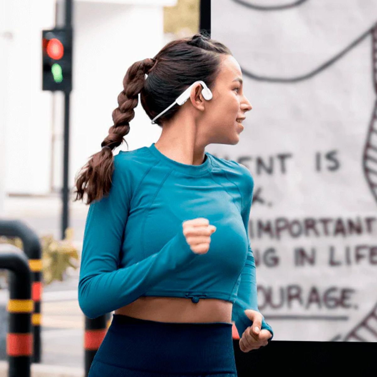 SHOKZ - Audífono Bluetooth Openmove Blanco