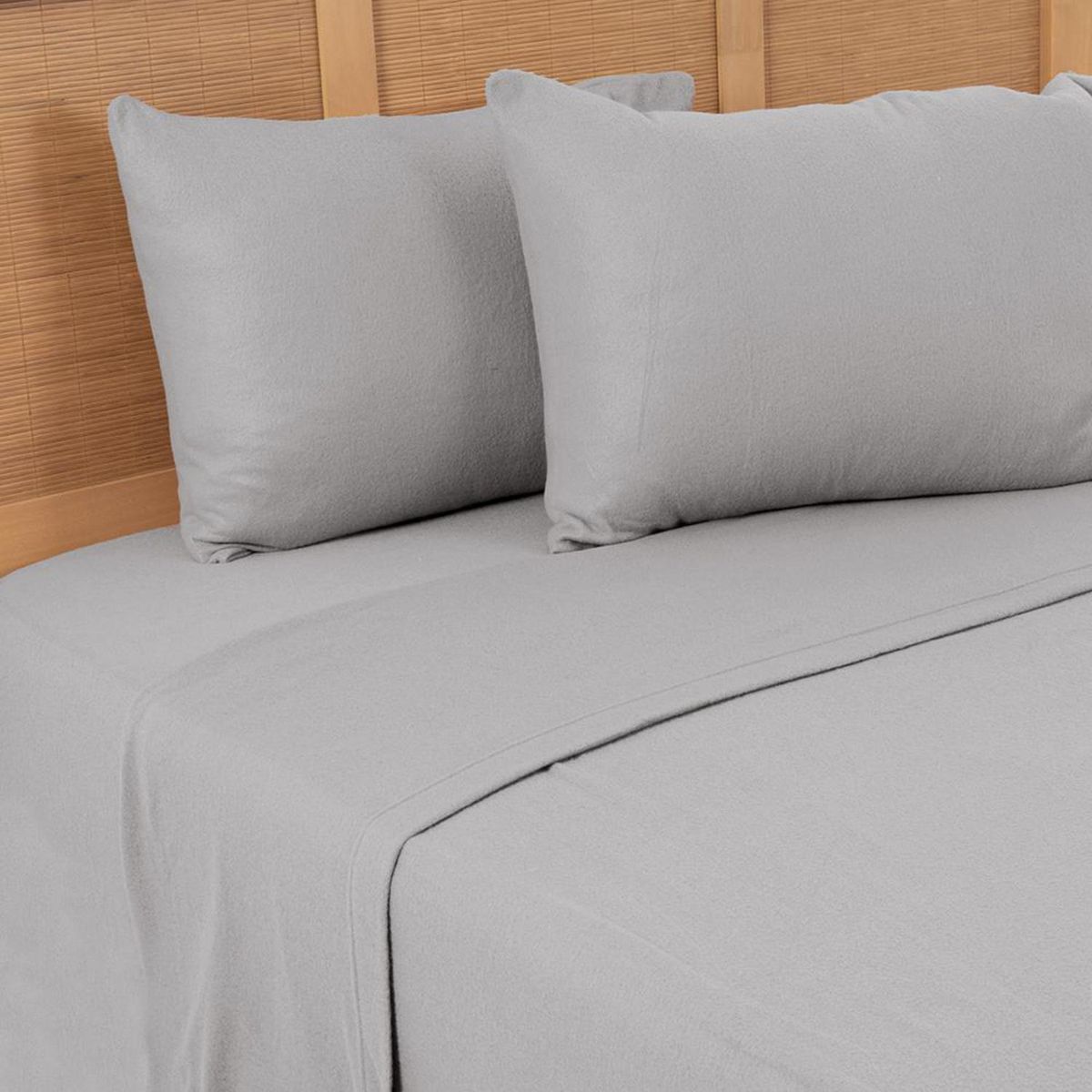 MASHINI - Sábana Liso King Gris