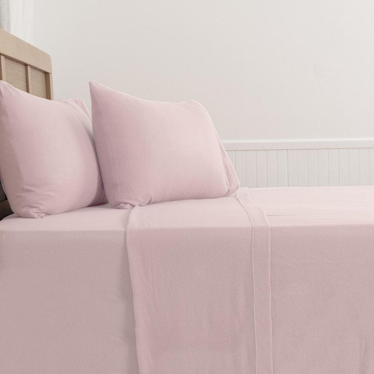 MASHINI - Sábana Liso King Rosado