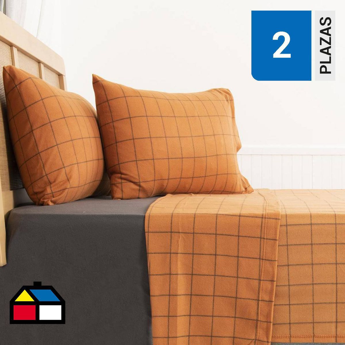 MASHINI - Sábana Puebla 2 plazas Multicolor