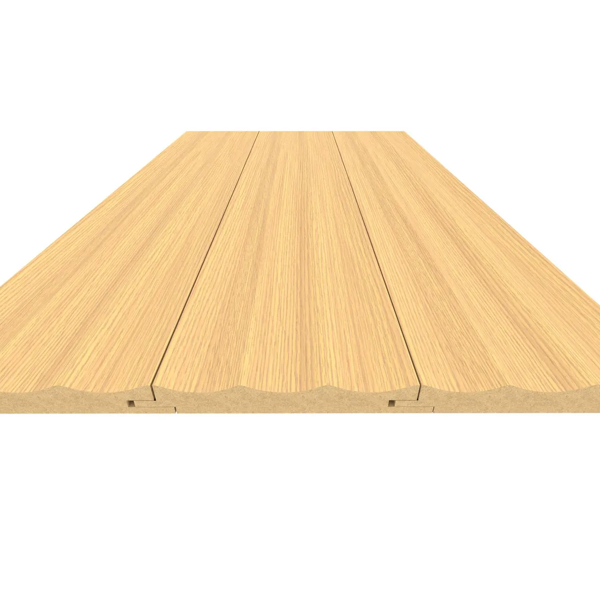 HOLZTEK - Wall Panel 3D 13x240 cm Roble 0.34 m2