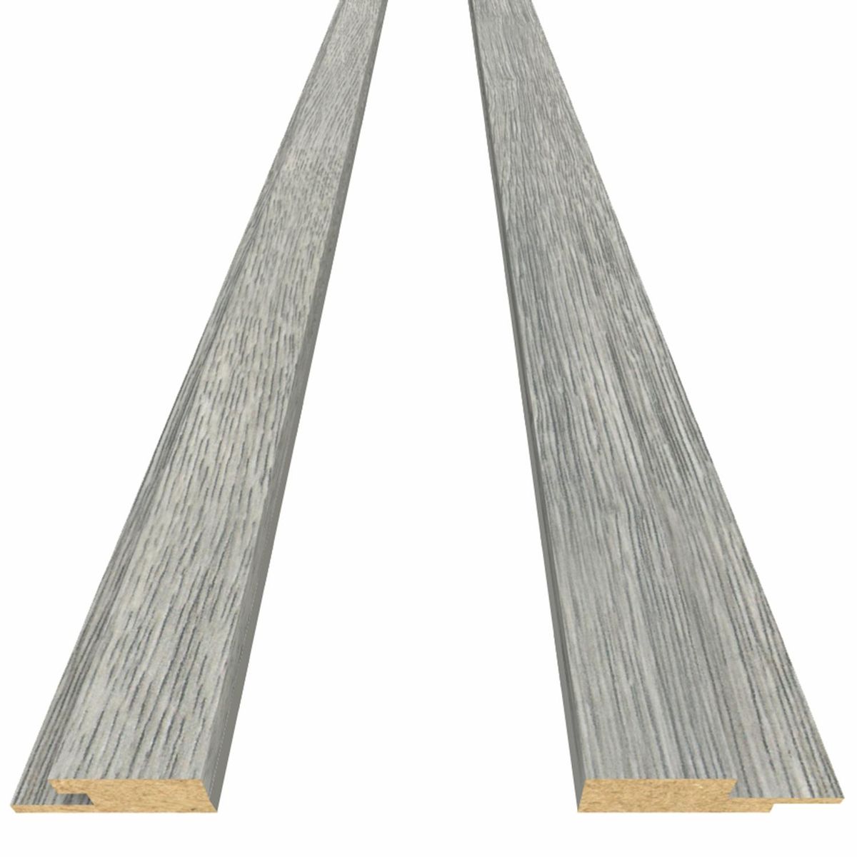 HOLZTEK - Terminación Revestimiento Ondulado 15 mm 4x240 cm Ceniza 0.09 m2