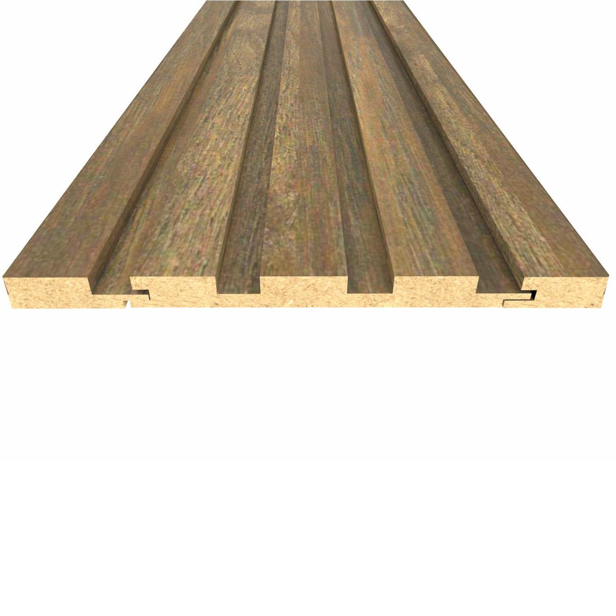 HOLZTEK - Terminación Revestimiento Ranurado 15 mm 4x240 cm Harbo 0.9 m2