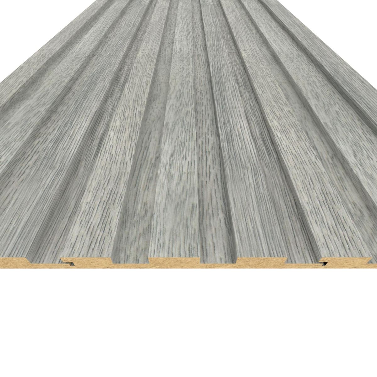 HOLZTEK - Wall Panel 3D 12x240 cm Ceniza 0.28 m2