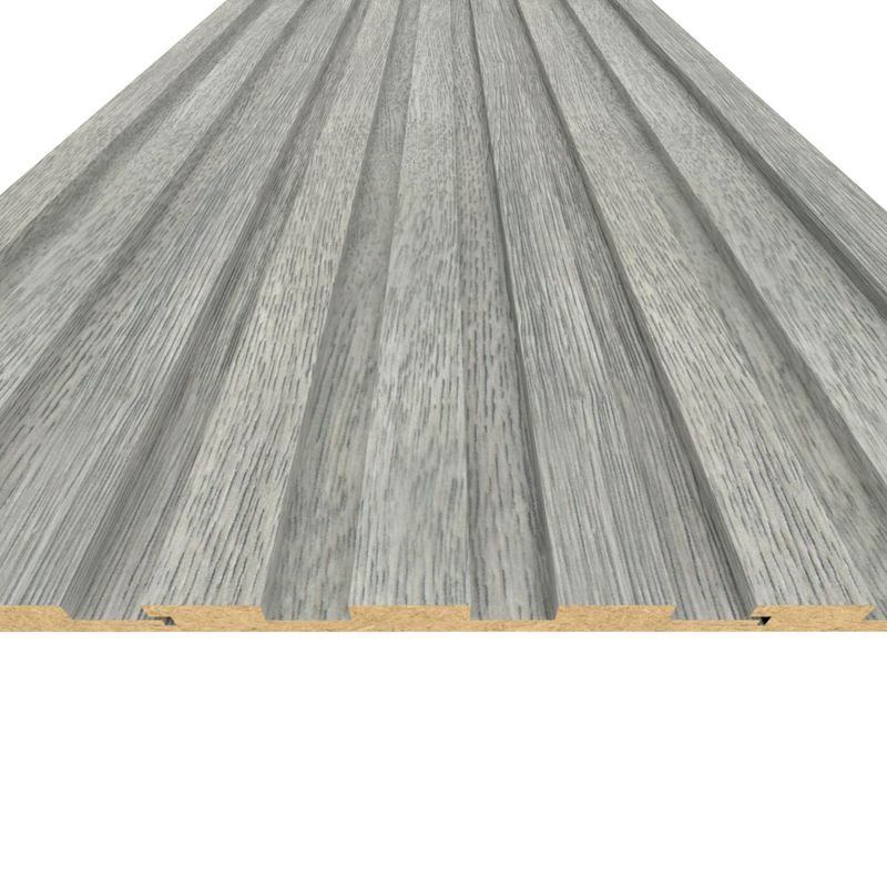 HOLZTEK - Wall Panel 3D 12x240 cm Ceniza 0.28 m2