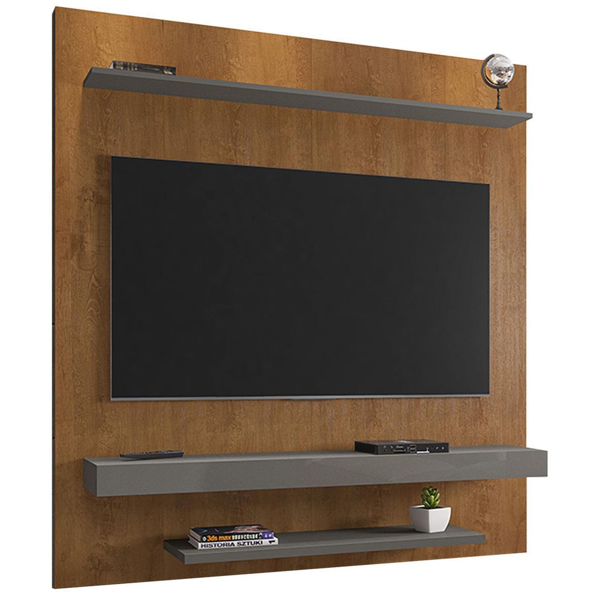 HOGA - Panel TV 60 " Leme Natural 150x160x28 cm