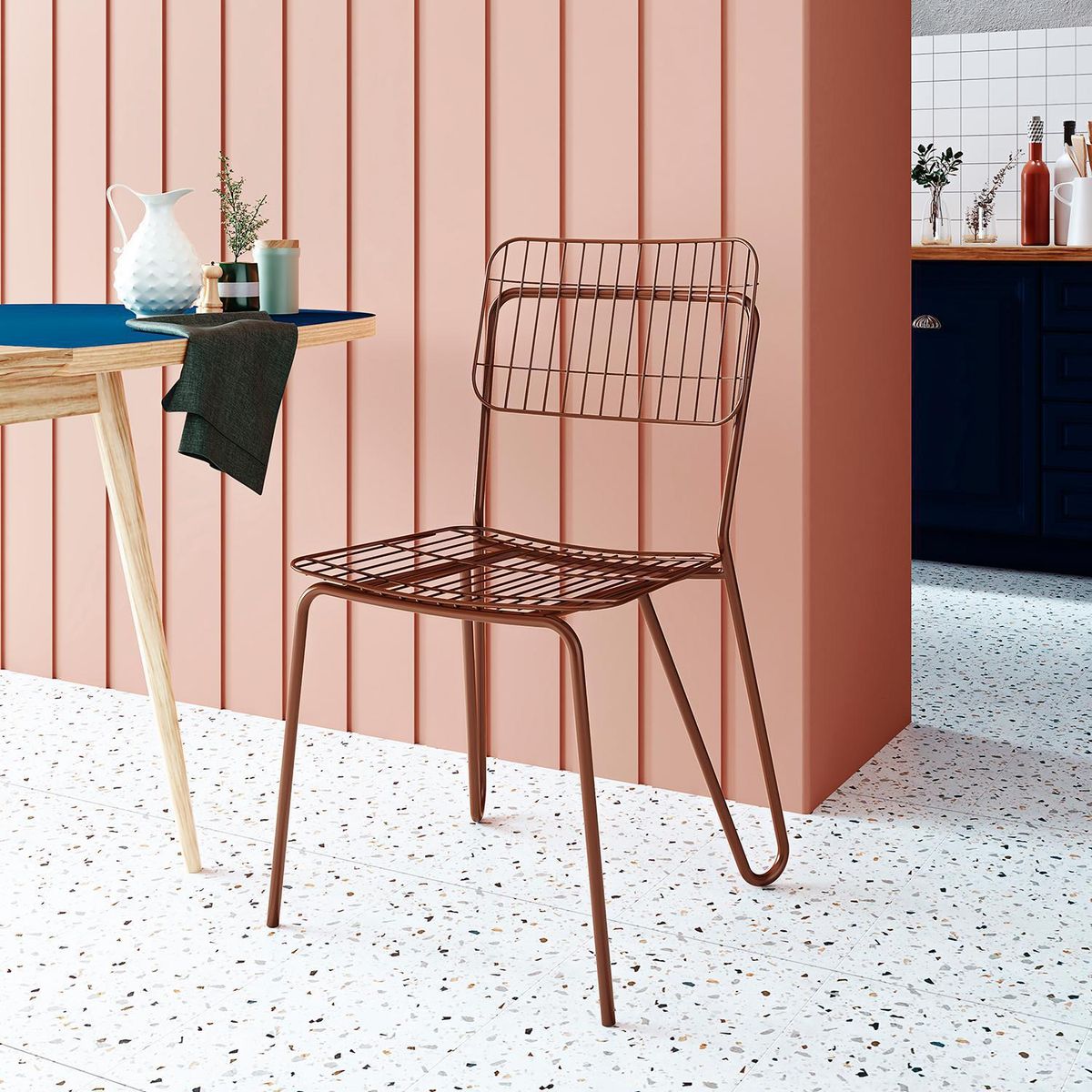 HOGA - Silla Luxo Café 90x52x50 cm