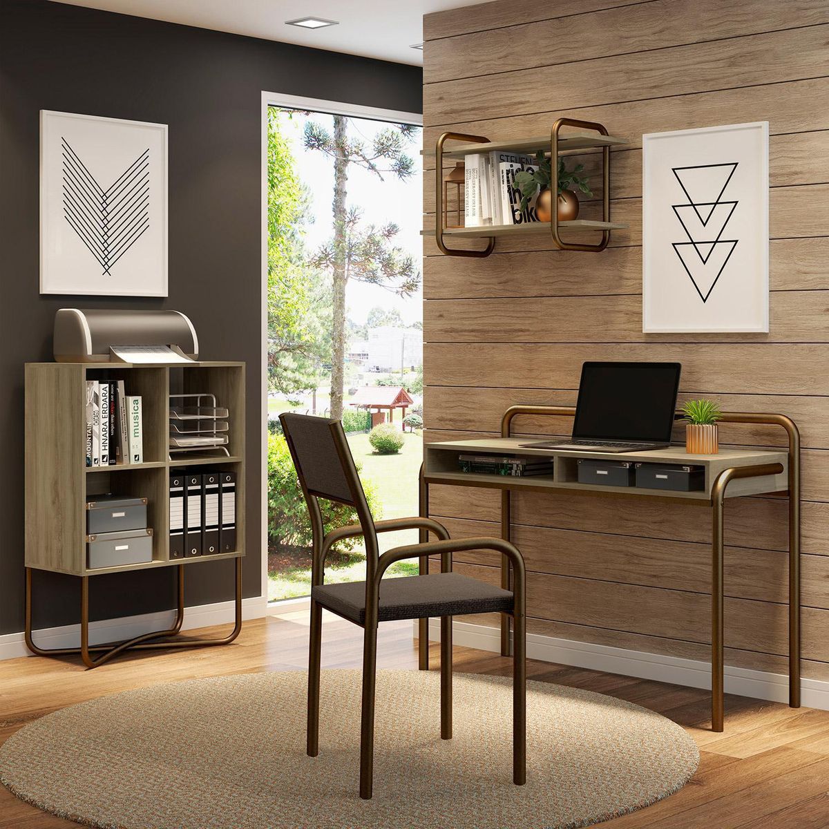 HOGA - Silla Connect Café 86x50x51 cm