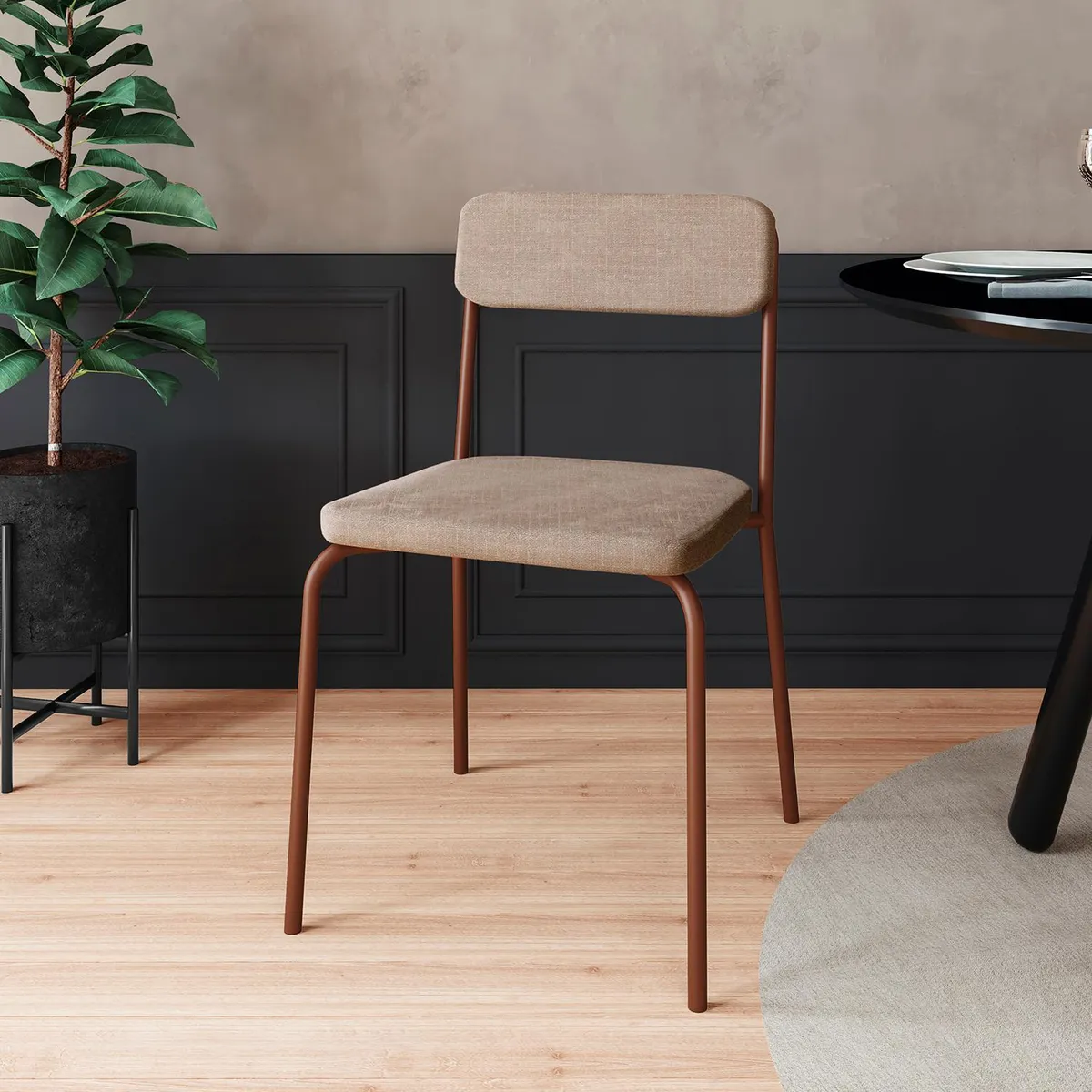 HOGA - Silla Grecia Café 79x47x52 cm