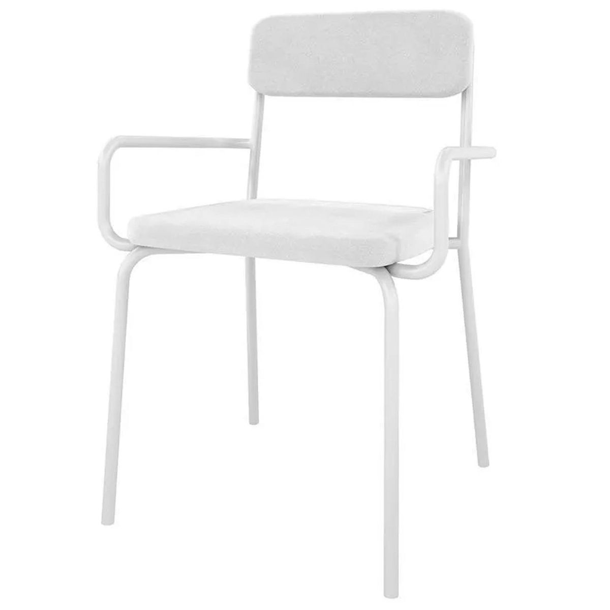 HOGA - Silla Lenox Blanco 79x57x52 cm