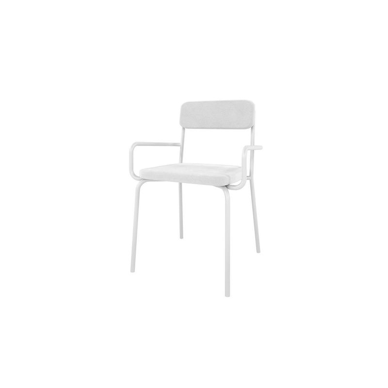 HOGA - Silla Lenox Blanco 79x57x52 cm