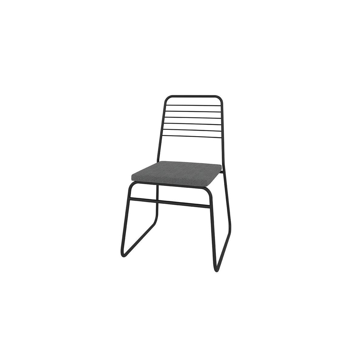 HOGA - Silla Eiffel Negro 87x52x56 cm