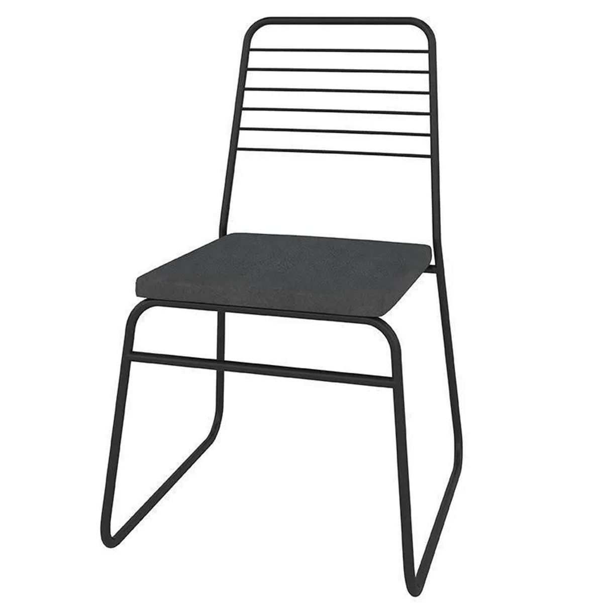 HOGA - Silla Eiffel Negro 87x52x56 cm