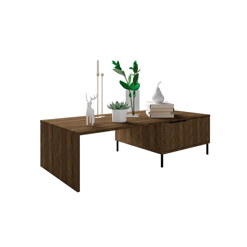 HOGA - Mesa de Centro Zambia Cedro 130x60x35 cm