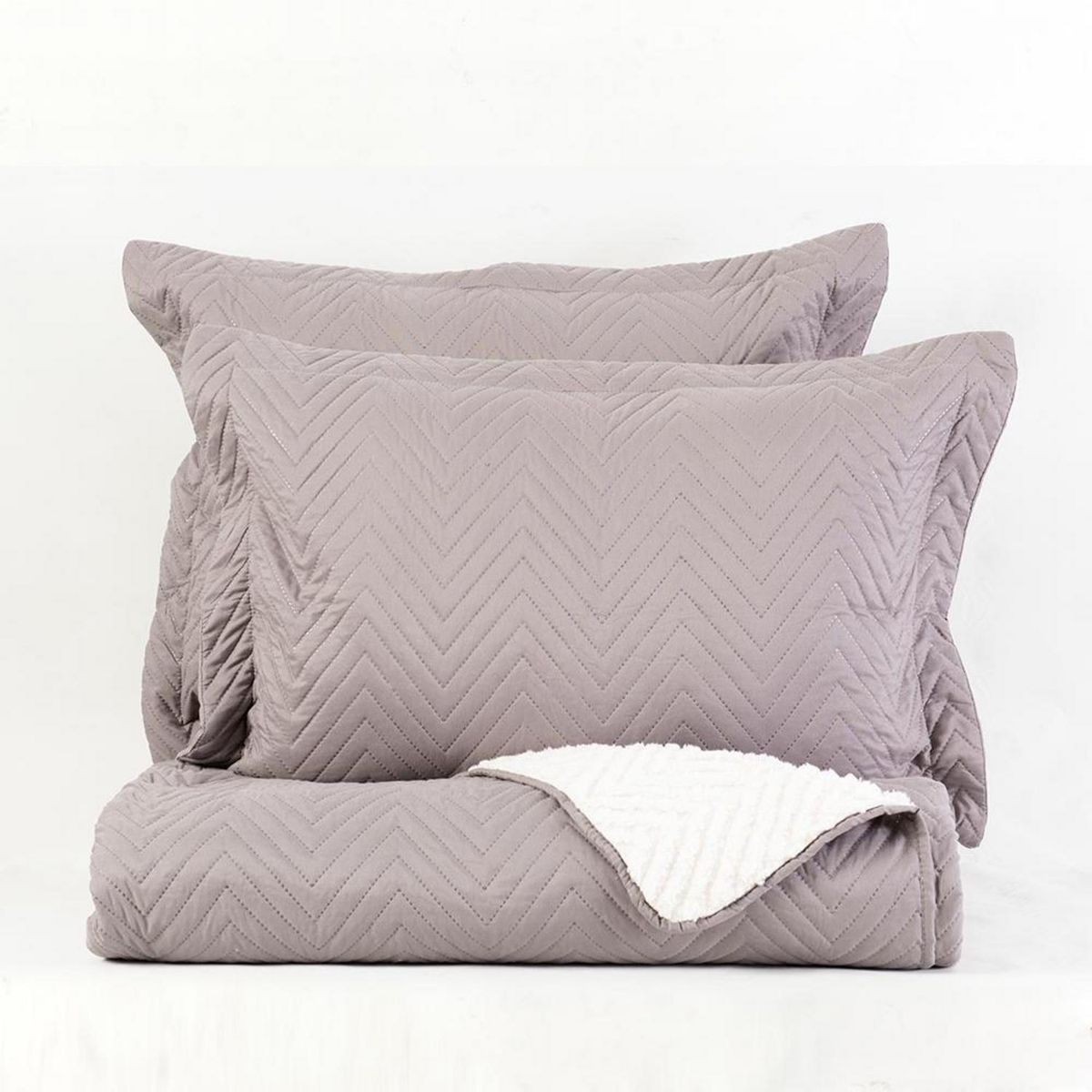 MASHINI - Quilt 1.5 plazas Liso Marengo