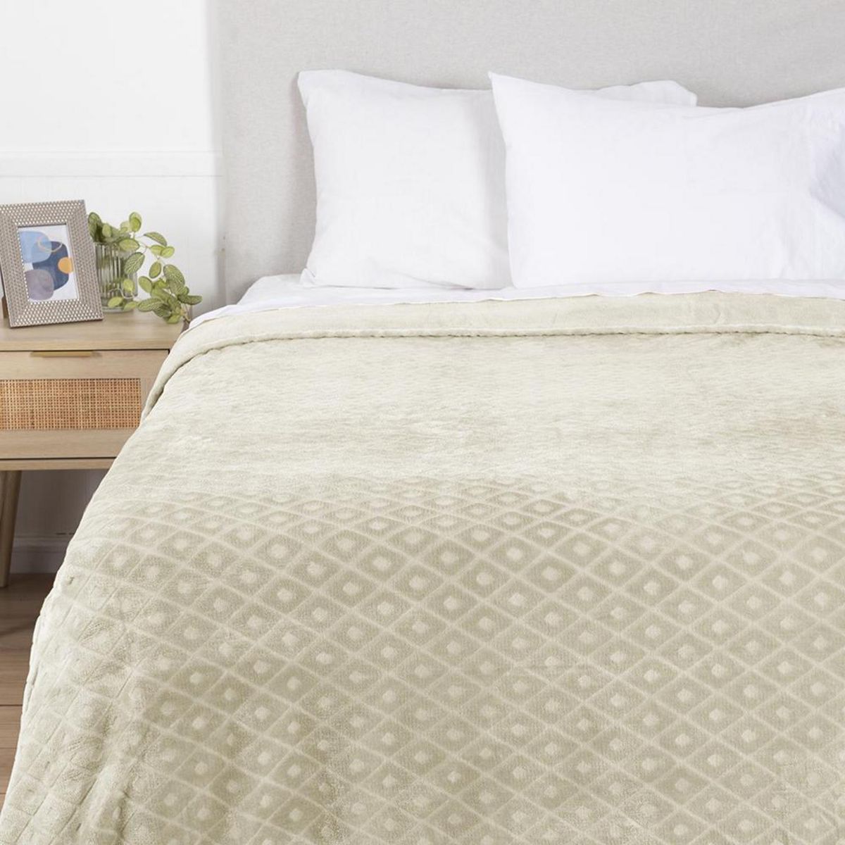 MASHINI - Frazada Liso 2 plazas Arena