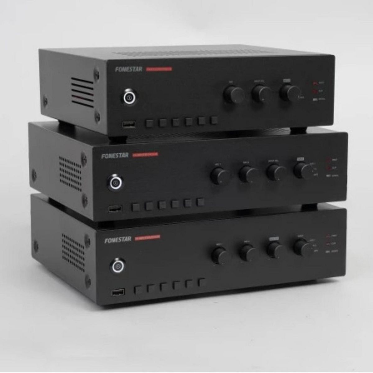 FONESTAR - Amplificador 60W megafonía multizona USB PROX-60