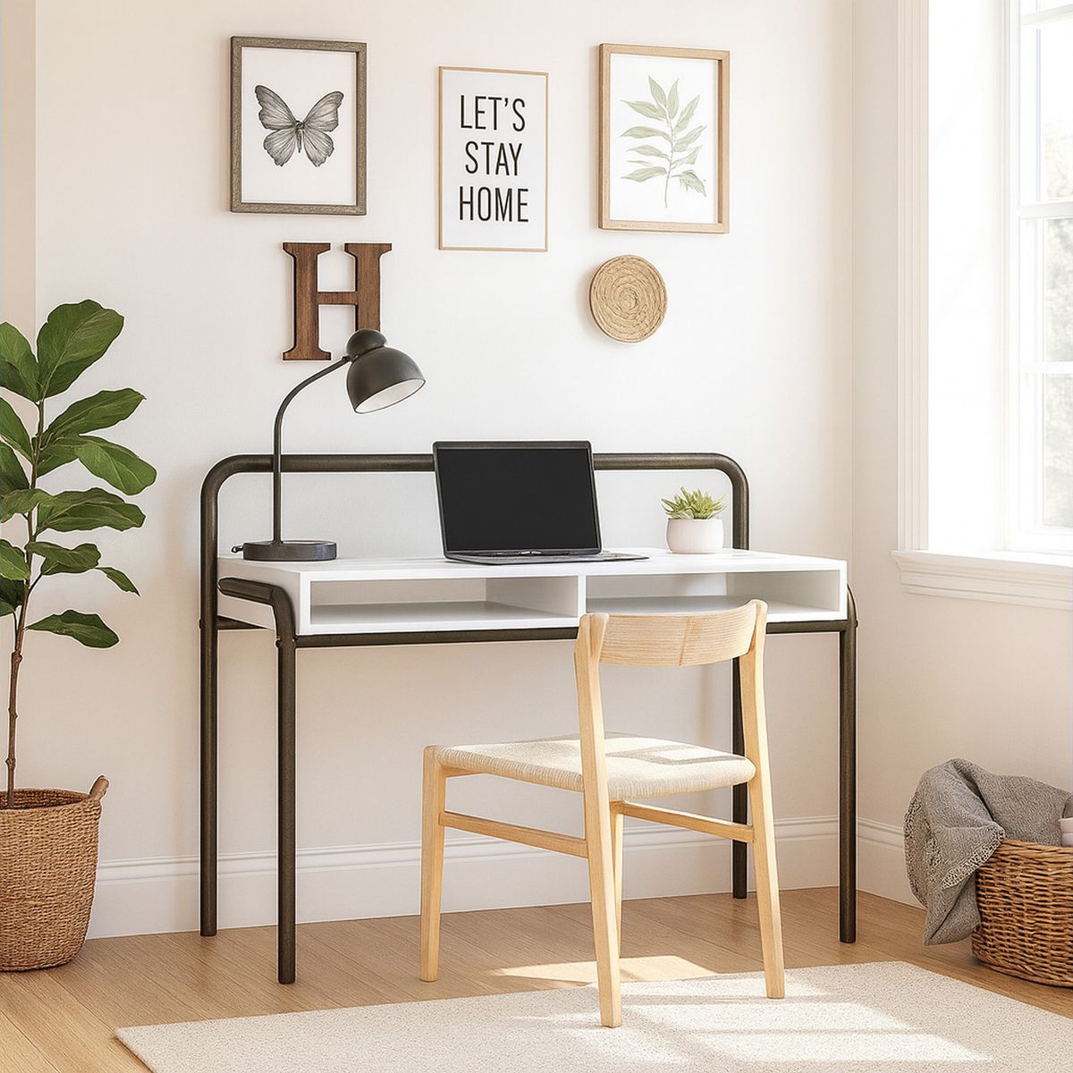 HOGA - Escritorio Connect Blanco 116x86x44 cm