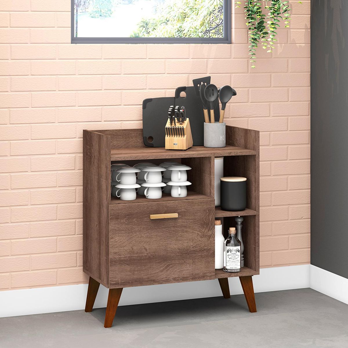 HOGA - Arrimo Apolo Rústico 70x36x80 cm