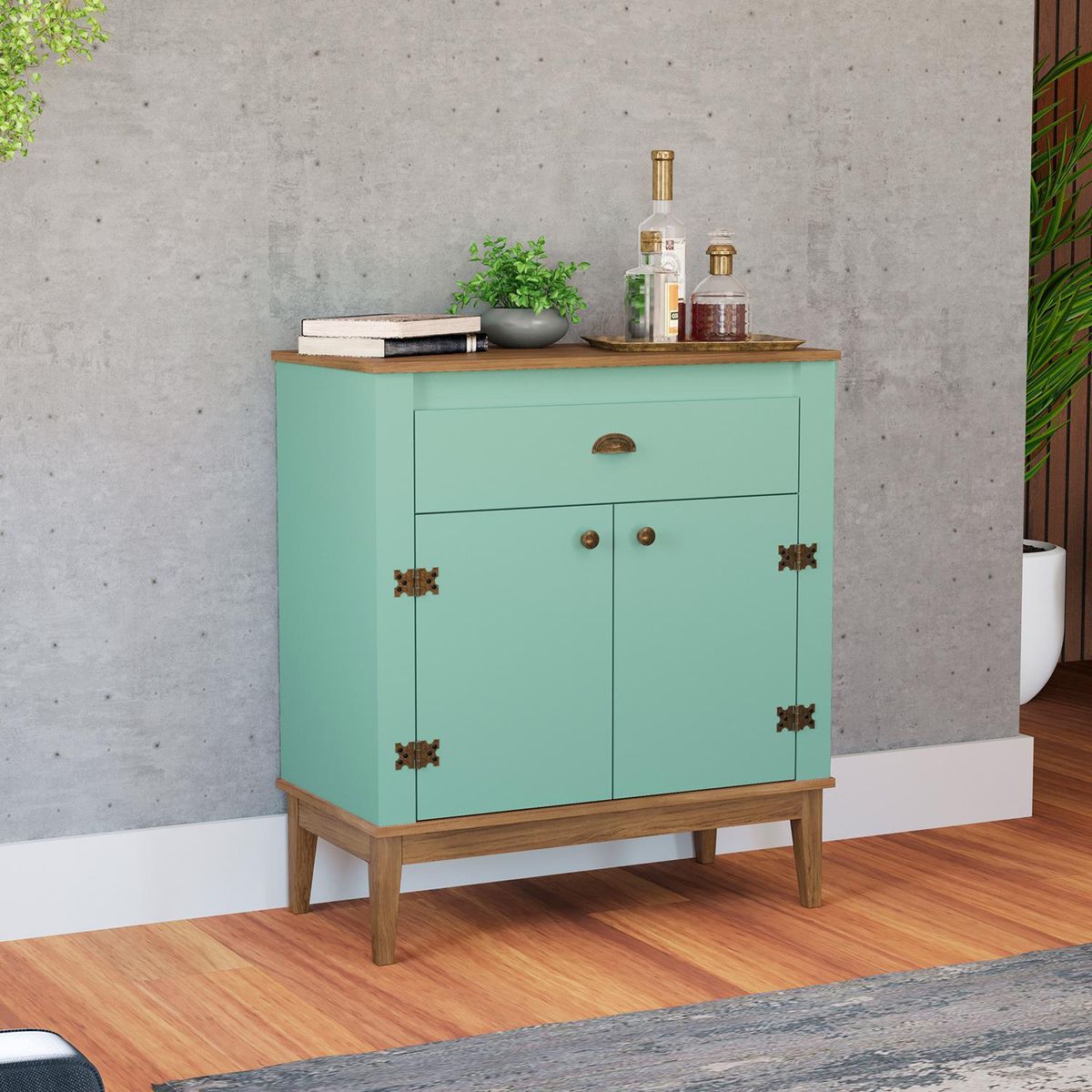 HOGA - Buffet Colonial Rústico 80x41x90 cm