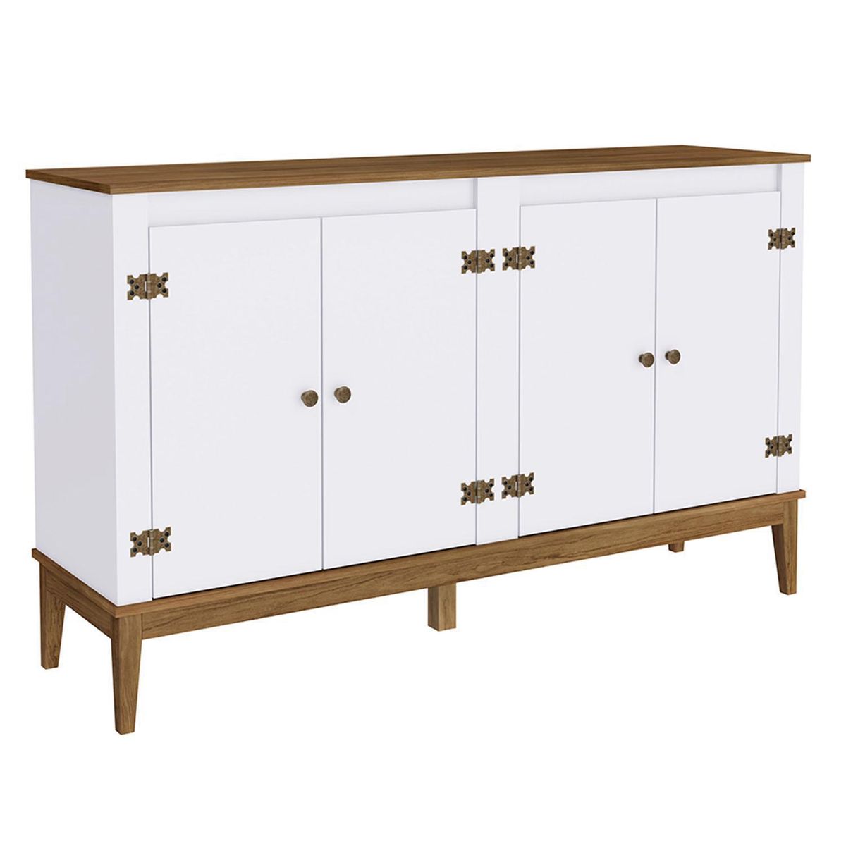 HOGA - Buffet Colonial Blanco 149x41x90 cm