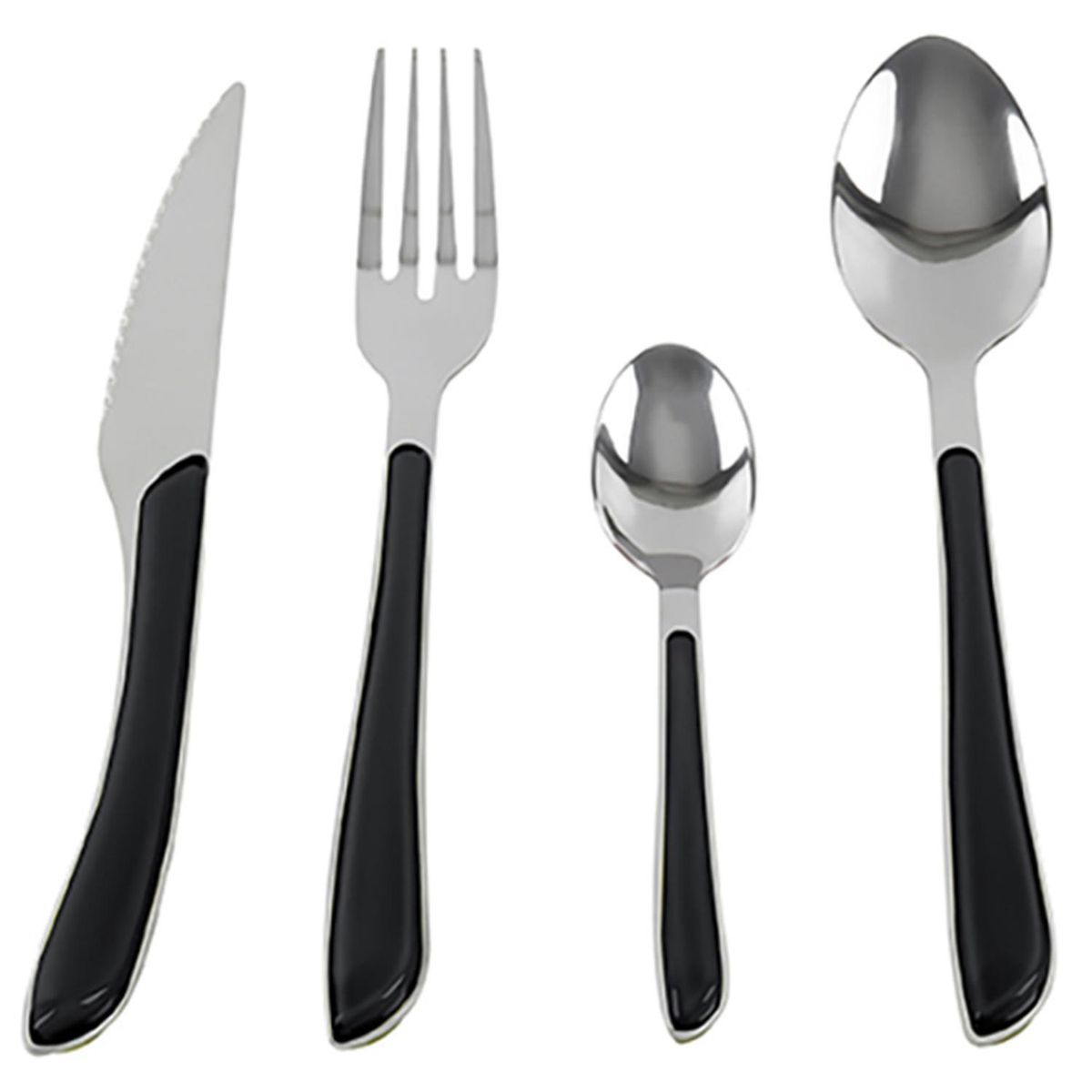 DORAL - Juego de Cuchillería Doral 24 Piezas Inoxidable Mangos Coloridos