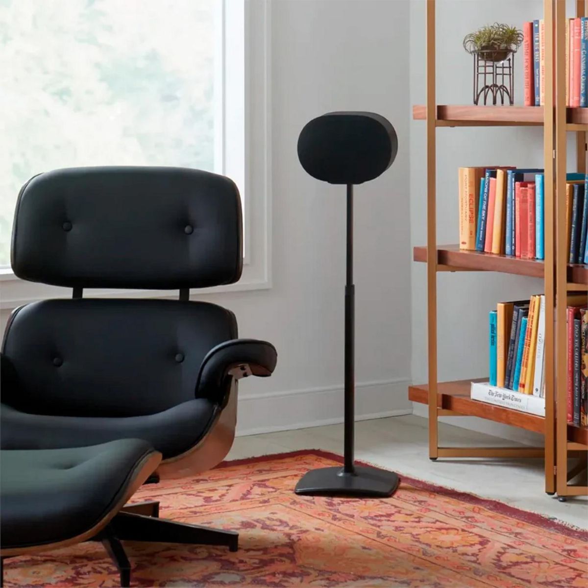 SANUS - Soporte De Altura Ajustable Para Altavoz Era 300 Negro