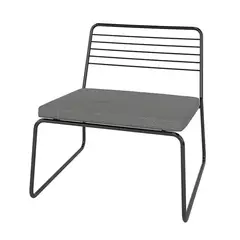 HOGA - Poltrona 1 cuerpo Bermont 62x66x71 cm Negro