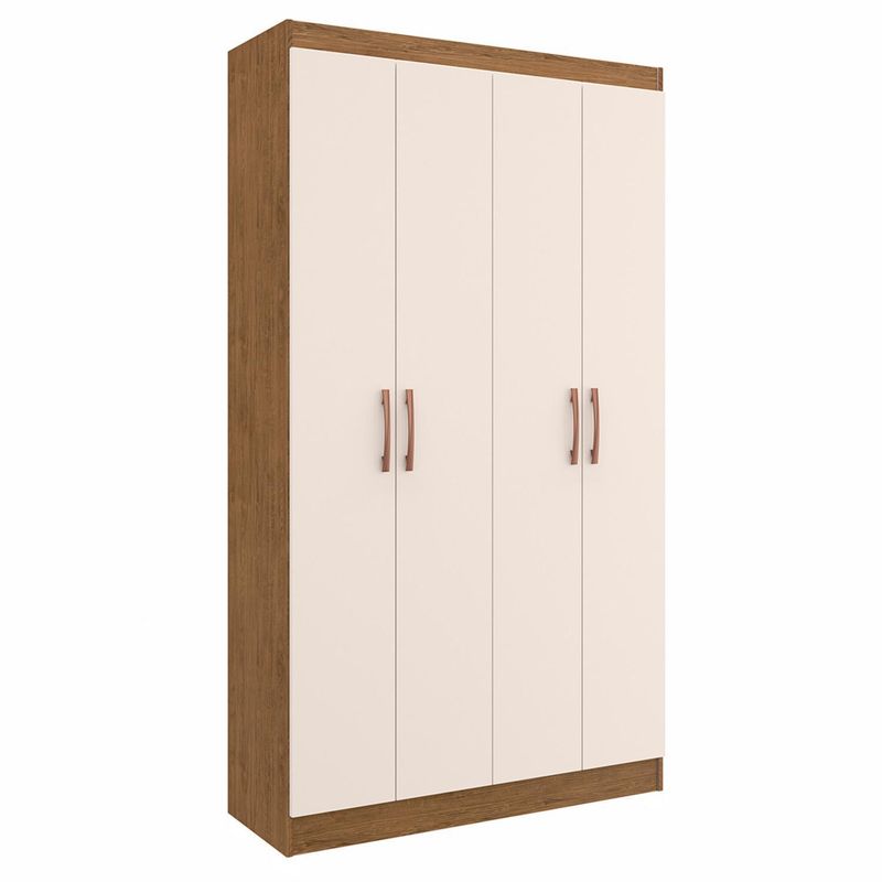 HOGA - Armario Multiuso Dueto 4 Puerta(s) 8 Repisa(s) 92xx32 cm Canela