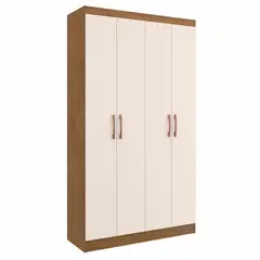HOGA - Armario Multiuso Dueto 4 Puerta(s) 8 Repisa(s) 92xx32 cm Canela
