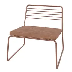 HOGA - Poltrona 1 cuerpo Bermont 62x66x71 cm Oro envejecido
